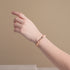 Blush Current | Pink Caramel | Firefly Glass Swirl Bracelet